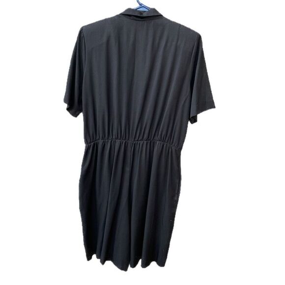 Vintage S.L.Fashions size 16 padded shoulders dress. - Picture 2 of 6